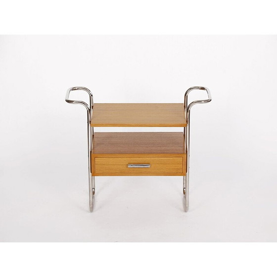 Image 1 of Vintage contemporary tubular steel side table