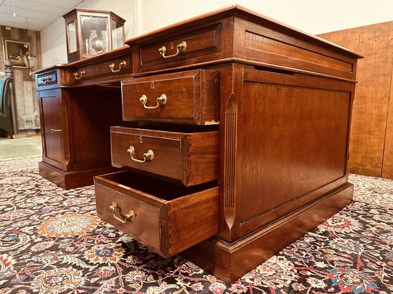 Image 1 of Globe Wernicke English Desk with Desk Chair