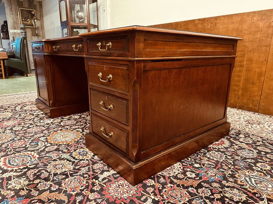 Image 1 of Globe Wernicke English Desk with Desk Chair