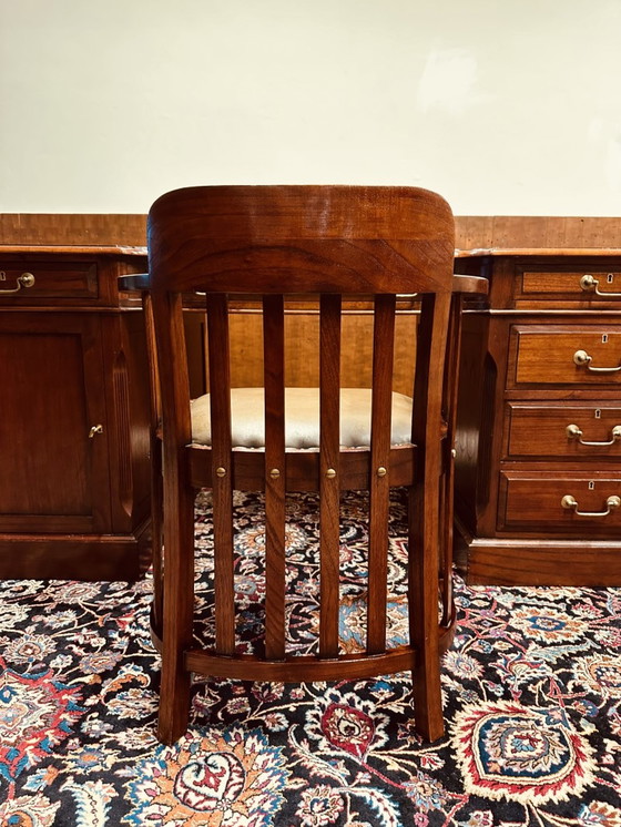 Image 1 of Globe Wernicke English Desk with Desk Chair