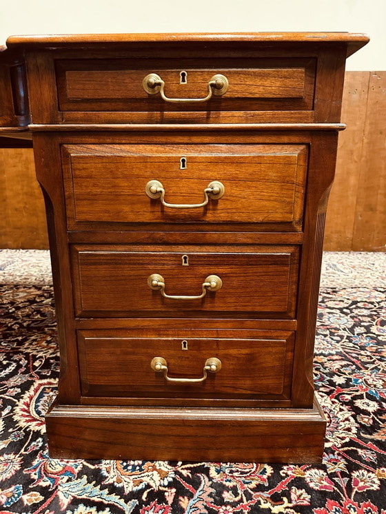 Image 1 of Globe Wernicke English Desk with Desk Chair