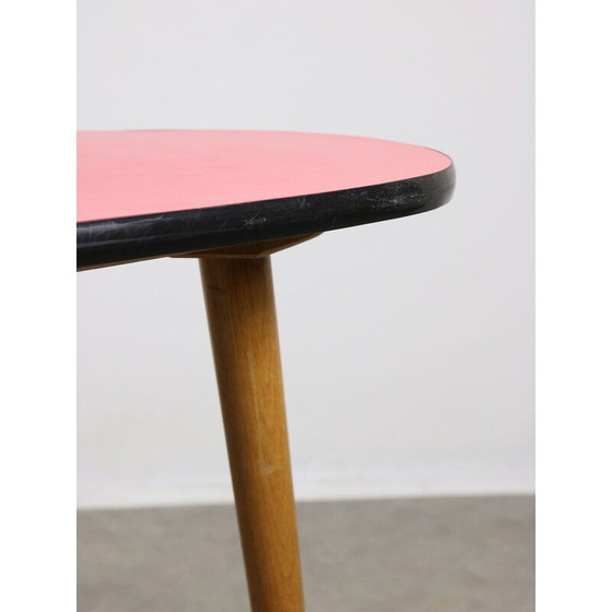 Image 1 of Vintage red oval table, Italy