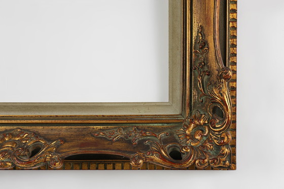 Image 1 of Cornice per dipinto in legno dorato, Belgio, anni &#39;60