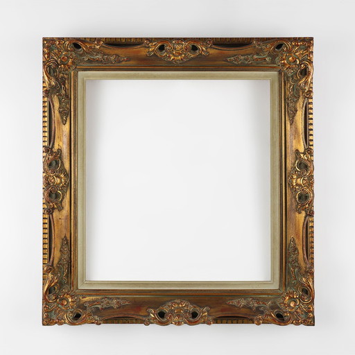 Gilded Wooden Painting Frame, Belgium, 1960S