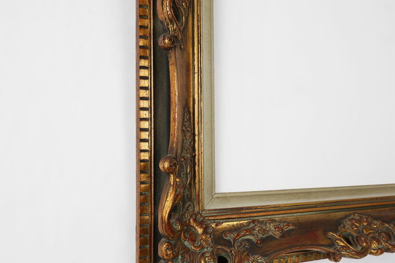 Image 1 of Cornice per dipinto in legno dorato, Belgio, anni &#39;60