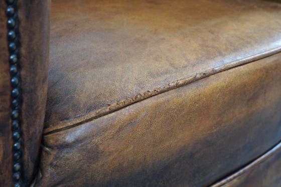 Image 1 of Sheep leather club chair