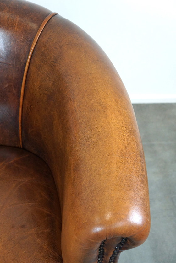 Image 1 of Sheep leather club chair