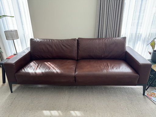 Bert Plantagie, Leather Sofa 3.5 Seater