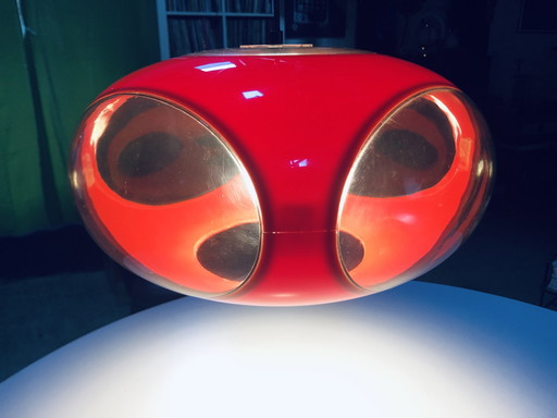 Vintage Hanging lamp - Bug Eye - Luigi Colani - Massive - Space Age - 1970