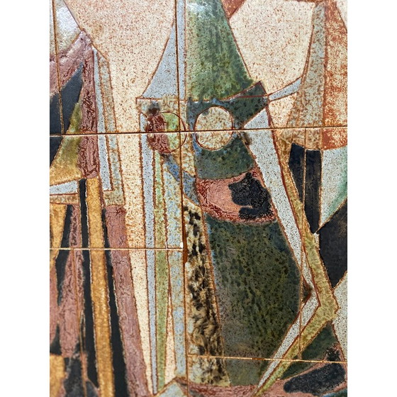 Image 1 of Mid-century wall ceramic panel