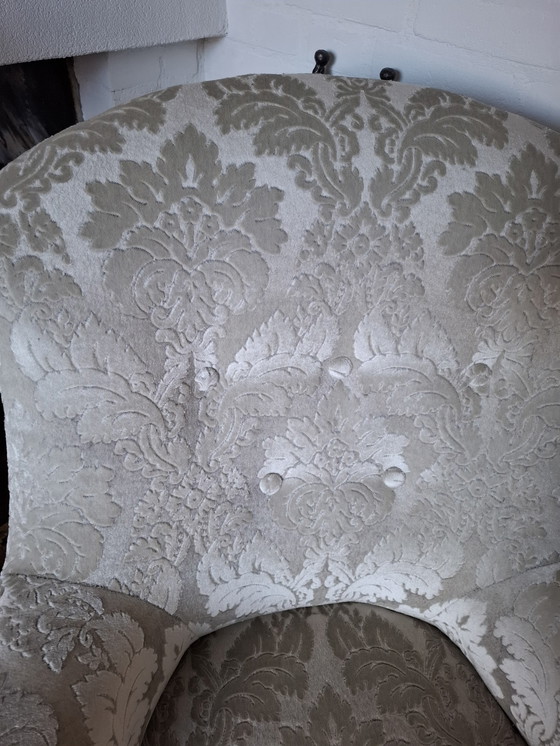 Image 1 of Beautiful French Chair With Flower Motif