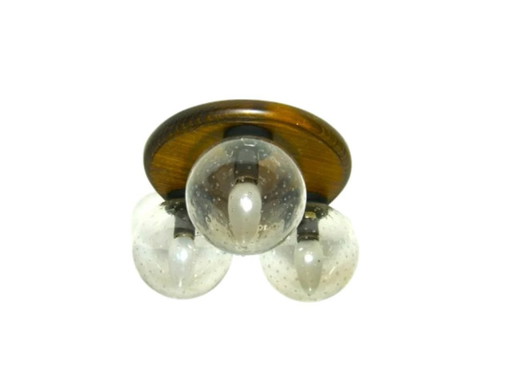 Mid Century Modern, Art Deco, Sconce, Ceiling Light, Doria, Murano Glass, Luxury Vintage, Rare