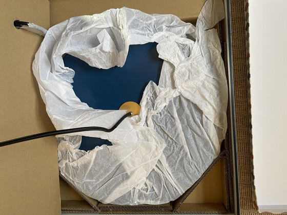 Image 1 of Asteria Medium hanging lamp in the color Petrol