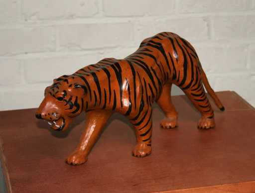 Vintage Papier Maché Tiger