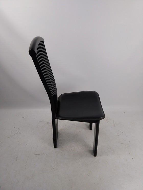 Image 1 of 4 x dining chairs made in italy by Pietro Constantini 1980s