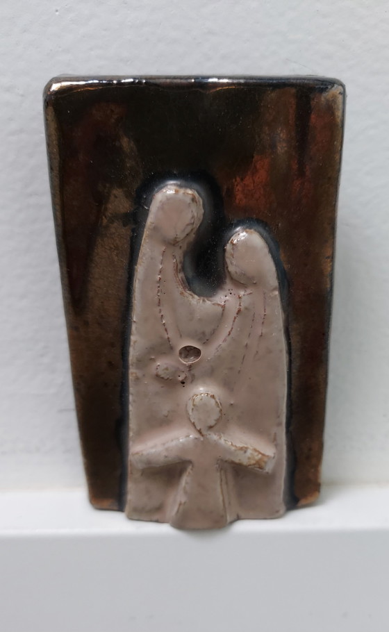 Image 1 of Ceramic Signed Sacred Statue