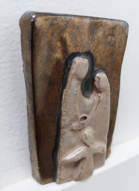 Image 1 of Ceramic Signed Sacred Statue