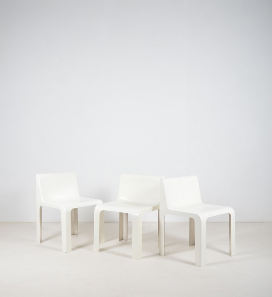 Image 1 of Set of 3 OZOO 600 chairs by Marc Berthier for Roche Bobois, 1970s