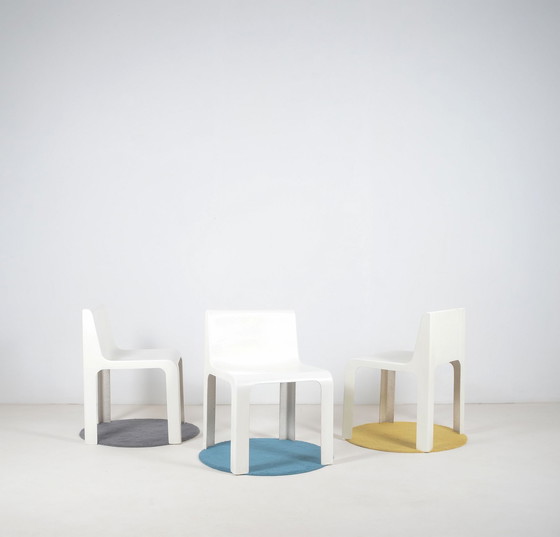 Image 1 of Set of 3 OZOO 600 chairs by Marc Berthier for Roche Bobois, 1970s