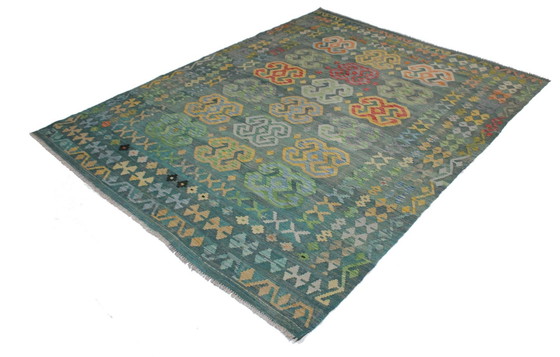 Image 1 of Original Old Style Kelim Afghan 246 X 188 Cm Top Condition