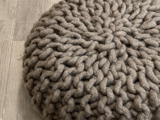 Image 1 of Thomas Eyck Urchin Pouf Gray