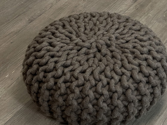 Image 1 of Thomas Eyck Urchin Pouf Gray