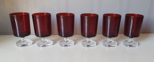 6x verres à liqueur Luminarc Verrerie D'Arques