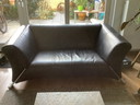 Rolf Benz RB 322 negro de dos plazas