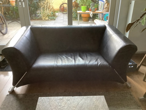 Rolf Benz RB 322 black 2 seater