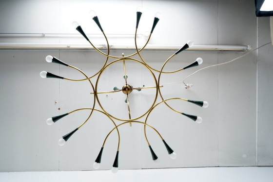 Image 1 of Mid-Century Italian Sputnik Chandeliers, 1950s