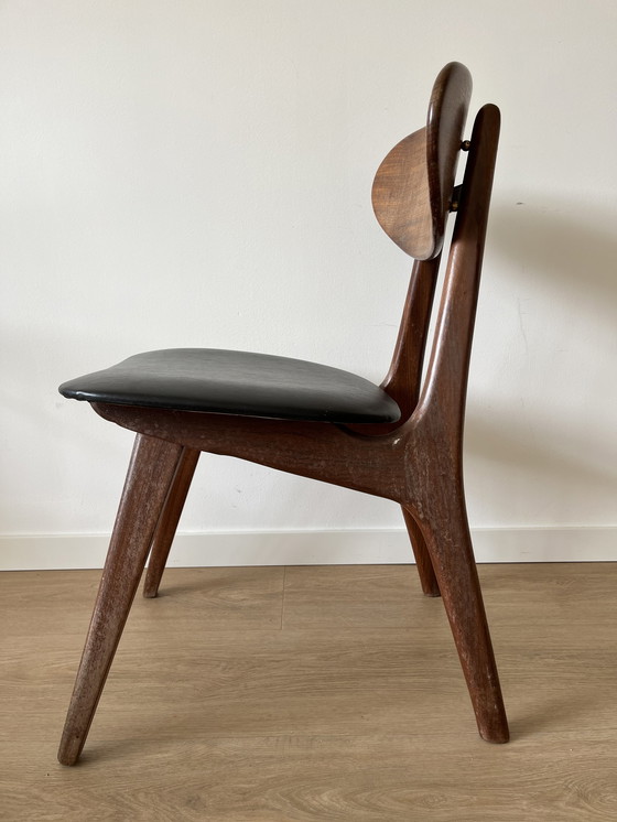 Image 1 of Dining chairs by Louis van Teeffelen for WéBé