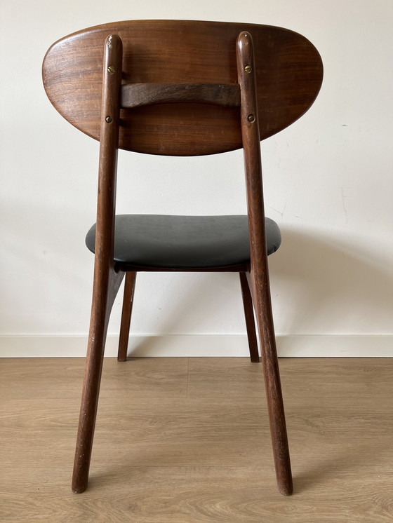 Image 1 of Dining chairs by Louis van Teeffelen for WéBé