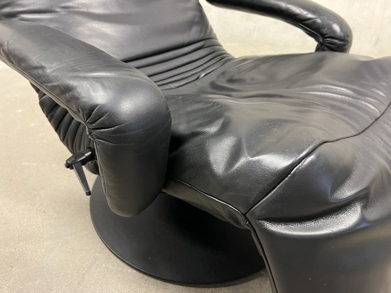 Image 1 of Jori Yoga Relax armchair black leather