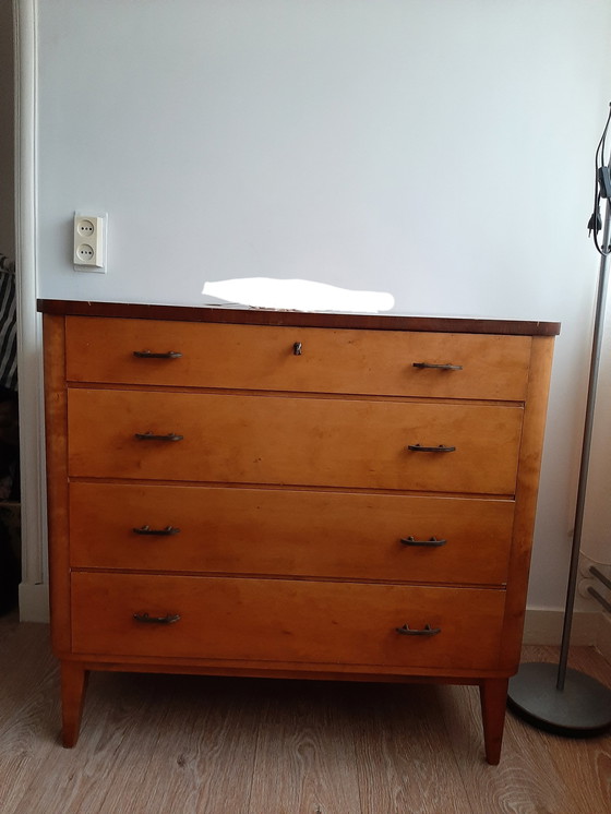 Image 1 of Chest of drawers with mirror