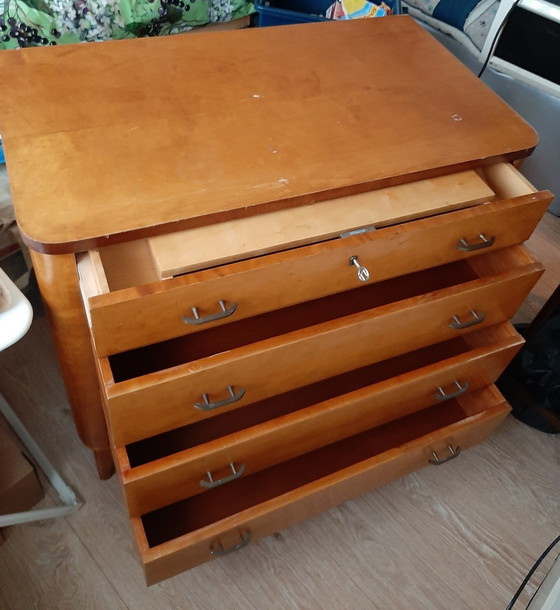 Image 1 of Chest of drawers with mirror