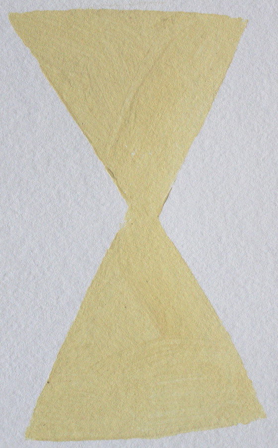 Image 1 of Klaas Gubbels - Yellow diabolo template print - 2007