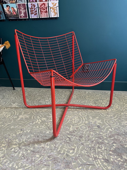 Chaise en fil de fer Jarpen de Niels Gammelgaard