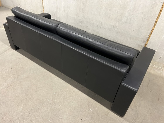 Image 1 of Rolf Benz Ego sofa - black leather