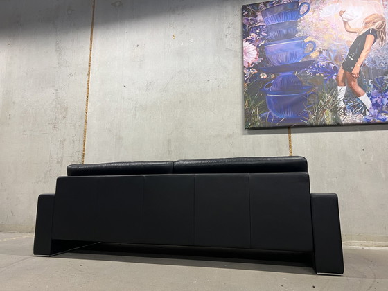 Image 1 of Rolf Benz Ego sofa - black leather