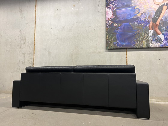 Image 1 of Rolf Benz Ego sofa - black leather