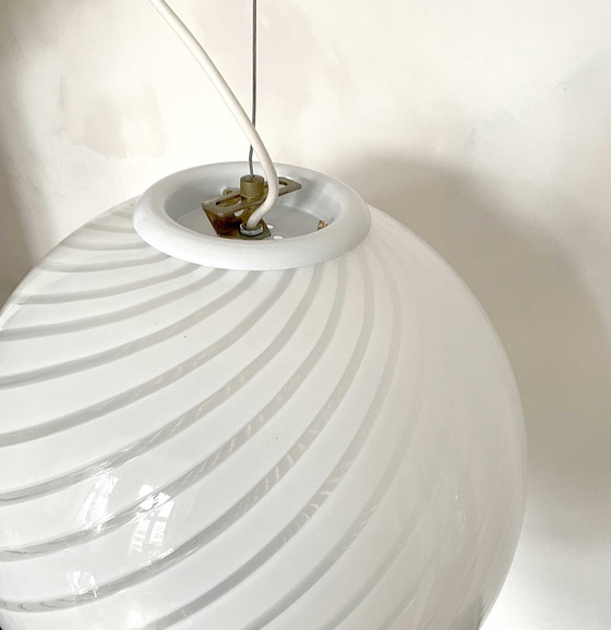 Image 1 of Vintage Globe Pendant Lamp