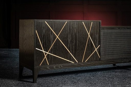 Modern oak sideboard