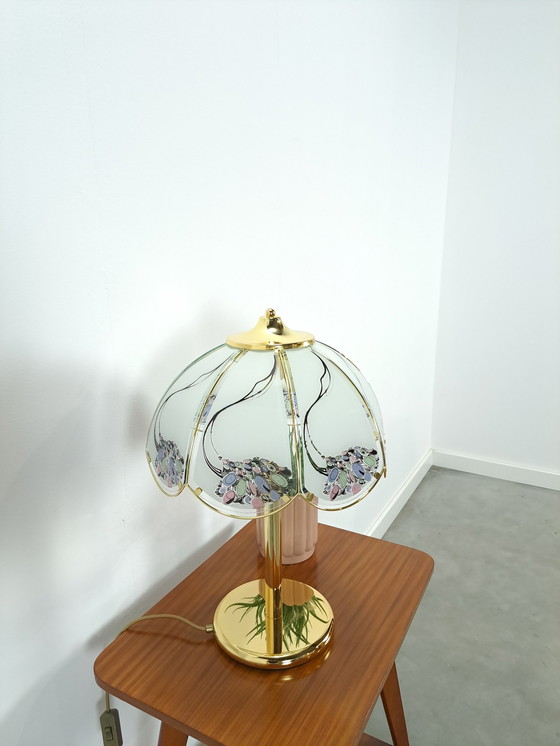 Image 1 of AF Cinquanta vintage table lamp - glass gold