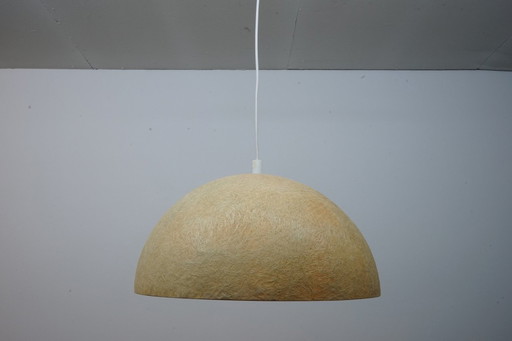 Mid-Century Organic Fiberglass Moon Lamp, 1970s