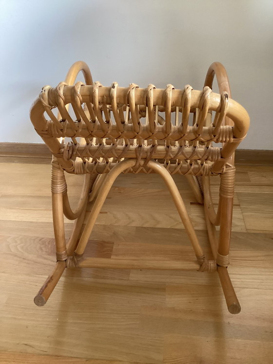 Image 1 of Rattan children's rocking chair