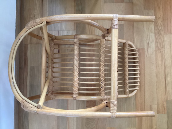 Image 1 of Rattan children's rocking chair