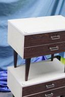2x Table de chevet vintage