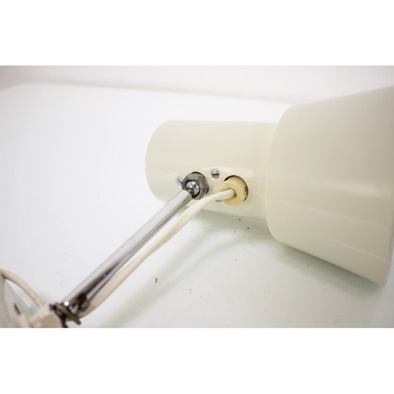 Image 1 of Vintage metal and chrome wall lamp by Josef Hurka for Napako, Czechoslovakia 1960