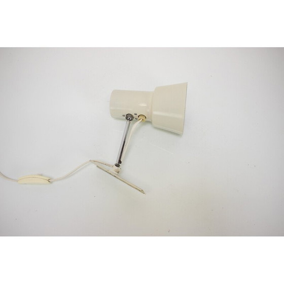 Image 1 of Vintage metal and chrome wall lamp by Josef Hurka for Napako, Czechoslovakia 1960