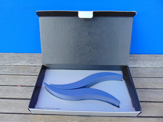 Image 1 of Royal Copenhagen coasters Blue waves